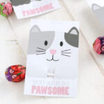 FREE Printable Cat Valentine Cards