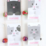 FREE Printable Cat Valentine Cards