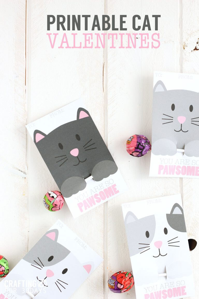 Free Printable Cat Valentine Cards Printable Free Templates Download Free Printable Cat Valentine Cards Printable Free Templates Download