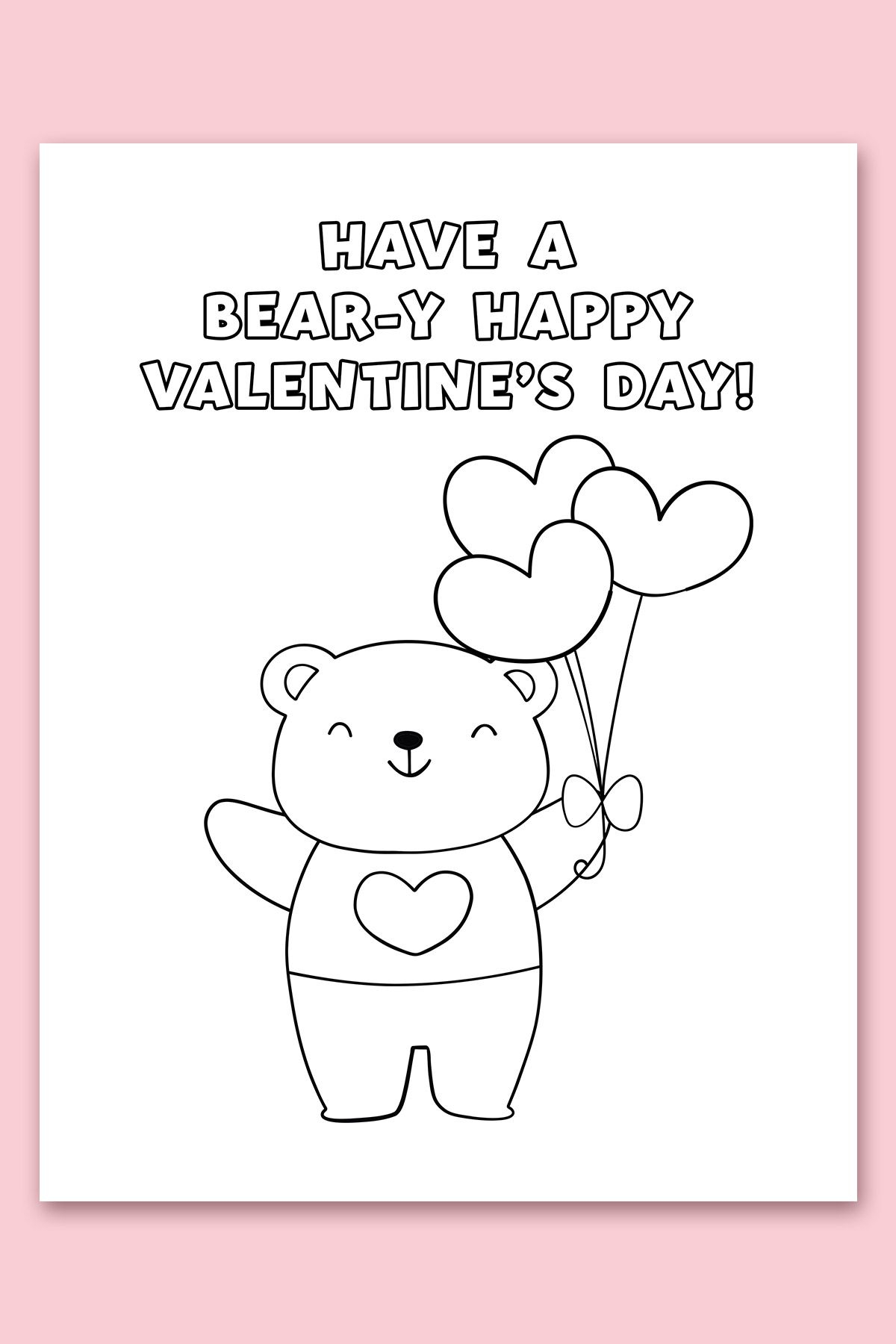 Free Printable Coloring Valentines Day Cards For Kids Printable Free Printable Coloring Valentines Day Cards For Kids Printable