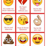 Free Printable Emoji Valentine Cards Free Templates Printable