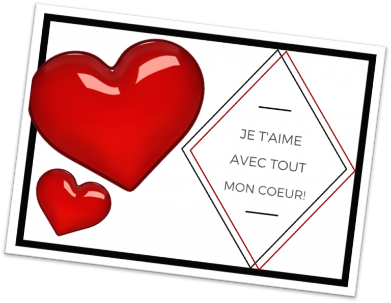Free Printable French Valentine Cards Explorer Momma
