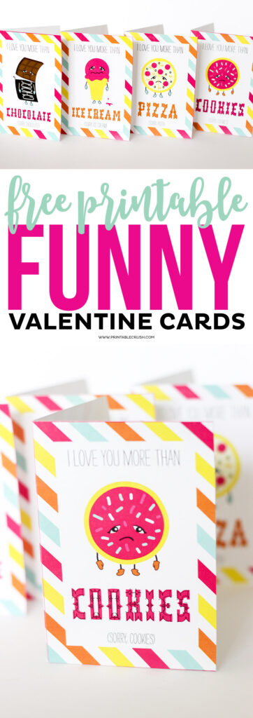 FREE Printable Funny Valentine Cards Printable Crush