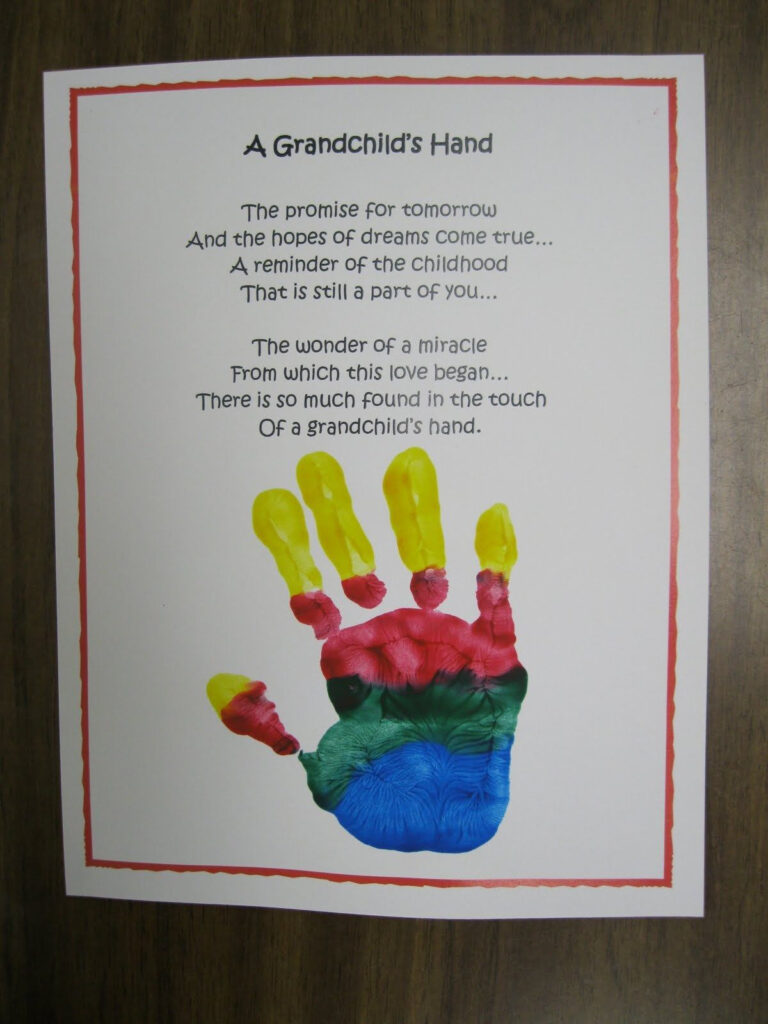 Free Printable Grandparents Day Crafts