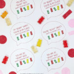 Free Printable Gummy Bear Valentines C R A F T