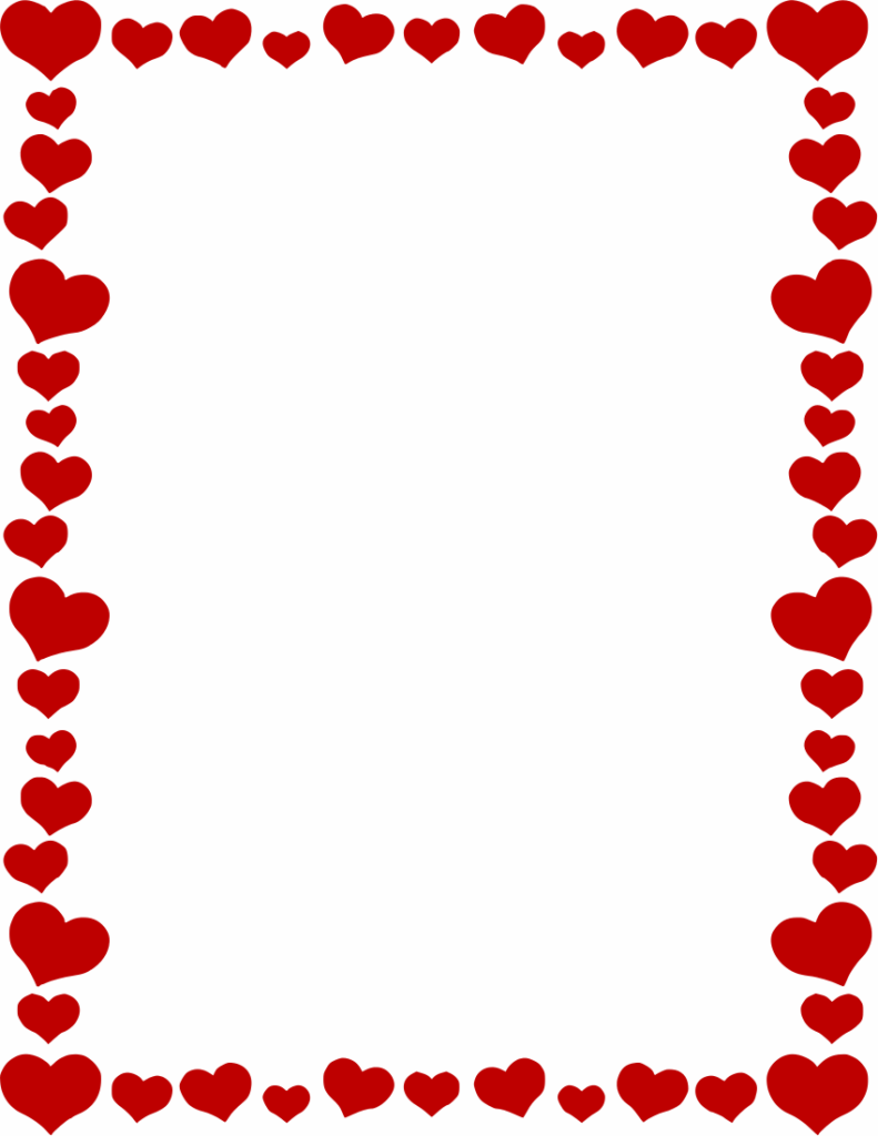 Free Printable Heart Borders