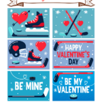 Free Printable Hockey Valentine Cards Download The Valentines In PDF