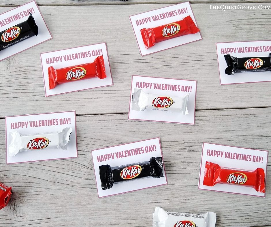 Free Printable Kit Kat Valentines The Quiet Grove