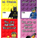 Free Printable LEGO Valentines Clever Ways To Use Them Making