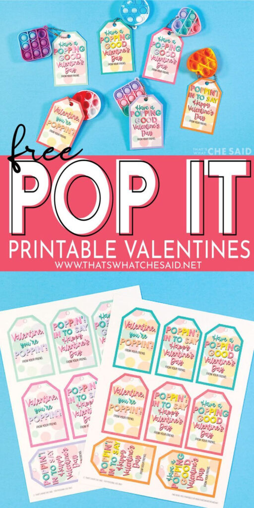 Free Printable Pop It Valentine Printable Word Searches