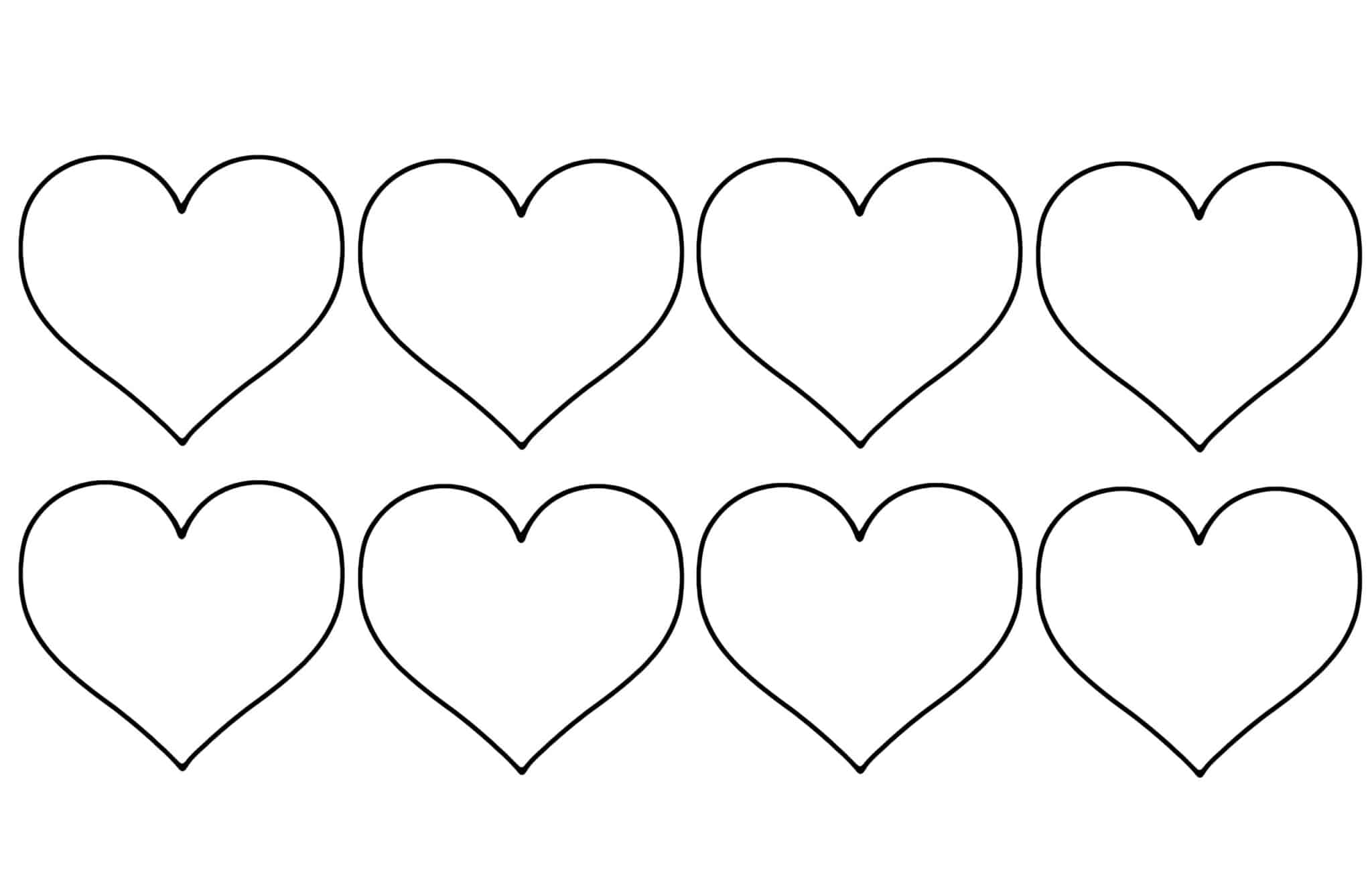 Free Printable Small Heart Template Printable Templates Free Printable Small Heart Template Printable Templates
