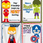 Free Printable Superhero Valentine Cards Free Templates Printable