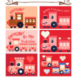 Free Printable Train Valentine Cards Download The Valentines In PDF