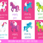 Free Printable Unicorn Valentine Cards Printable Templates Your Go