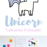 Free Printable Unicorn Valentines