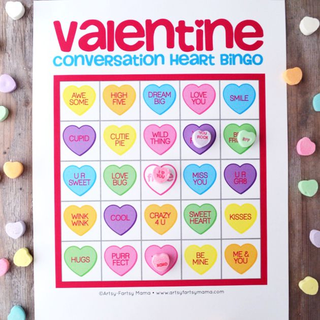 Free Printable Valentine Bingo Cards