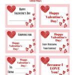 Free Printable Valentine Coupons For Kids And Adults