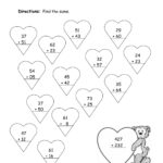 Free Printable Valentine Math Worksheets