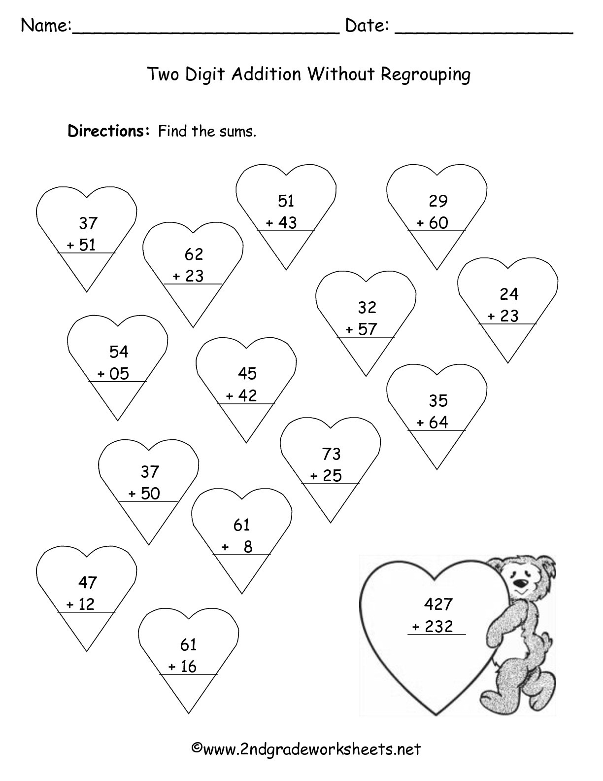 Free Printable Valentine Math Worksheets Free Printable Valentine Math Worksheets