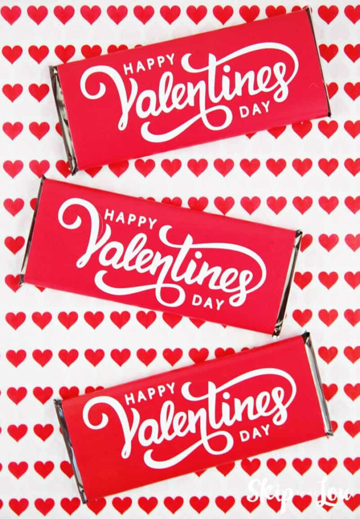 Free Printable Valentine s Day Candy Bar Wrappers 42 OFF