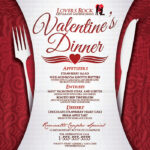 Free Printable Valentine S Day Menu Template Printable Templates