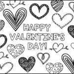 Free Printable Valentine s Day Placemats To Color Rose Clearfield