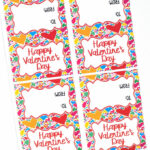 Free Printable Valentine Treat Bag Toppers Printable Word Searches
