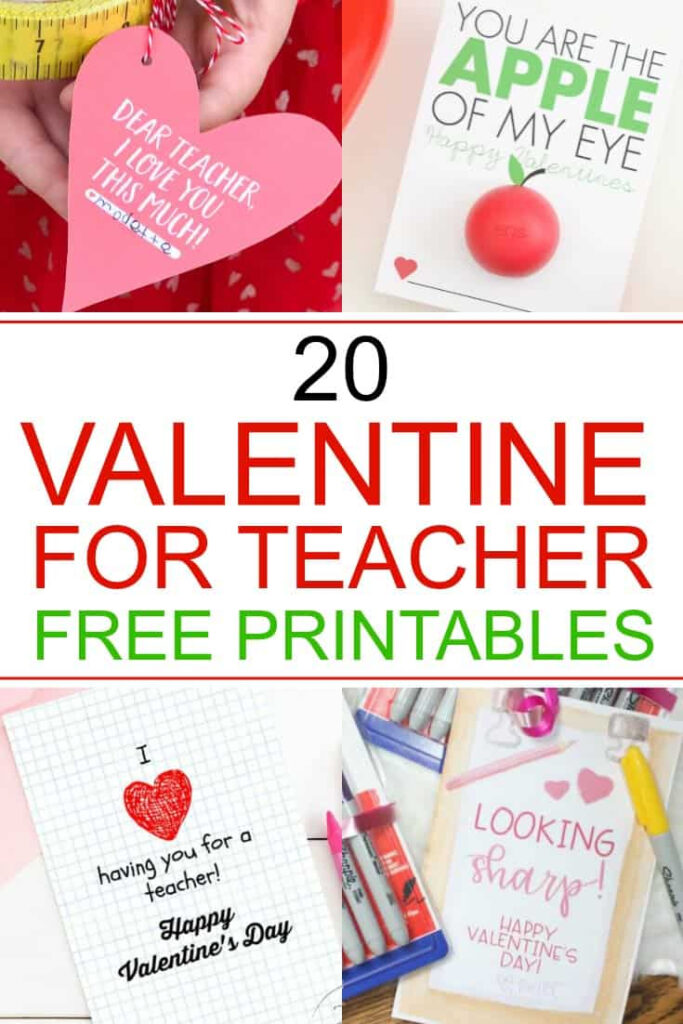 Free Printable Valentines Day Cards For Teachers Printable Word Searches