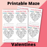 Free Printable Valentines Maze Cards Brooklyn Berry Designs