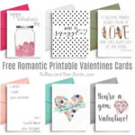 Free Romantic Printable Valentine s Day Cards