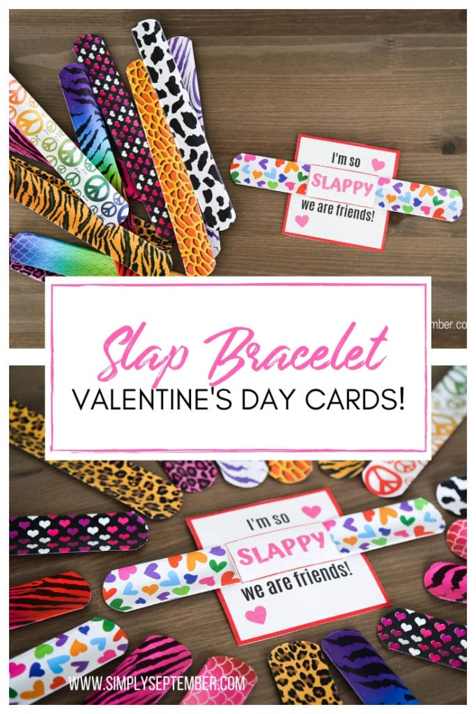 Free Slap Bracelet Valentine Printables You ll Love Simply September 