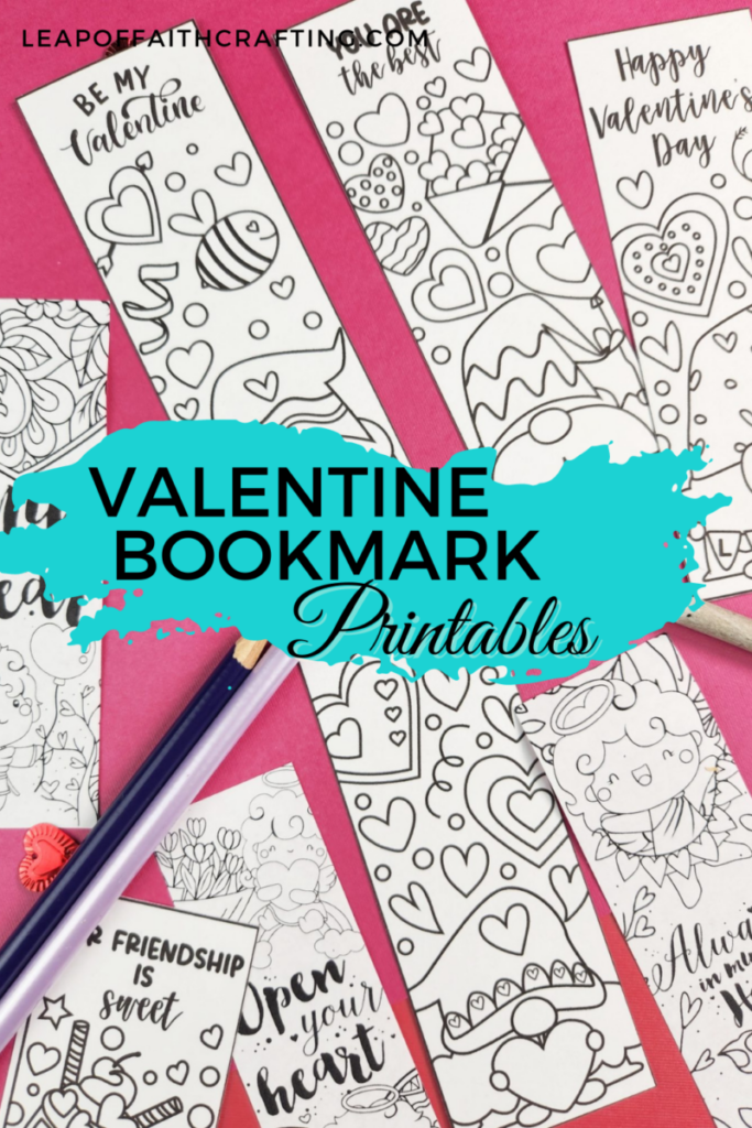 FREE Valentine Bookmarks To Color Cute Printables Leap Of Faith 