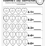 Free Valentine s Day Subtraction Printables Kindermomma