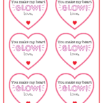Glow Stick Valentines Free Printables Simply Print Out The Valentines