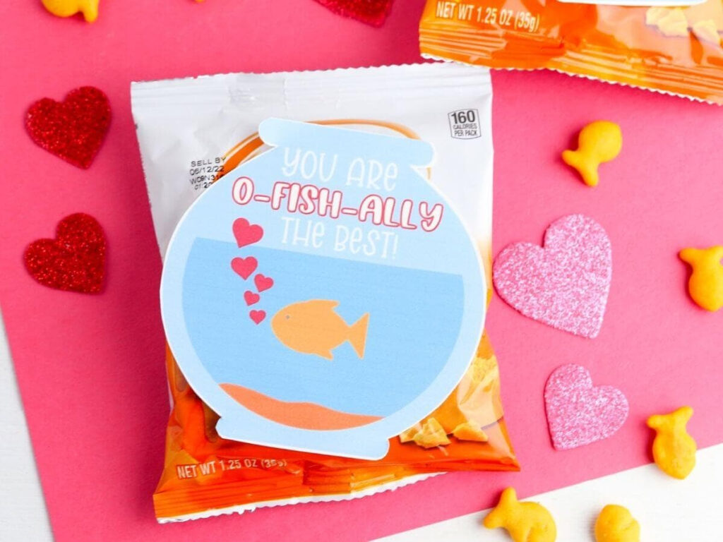 Goldfish Valentine Printable Free Free Templates Printable