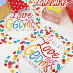 Hand Sanitizer Valentine s Day Printable Card Sanitizer Etsy