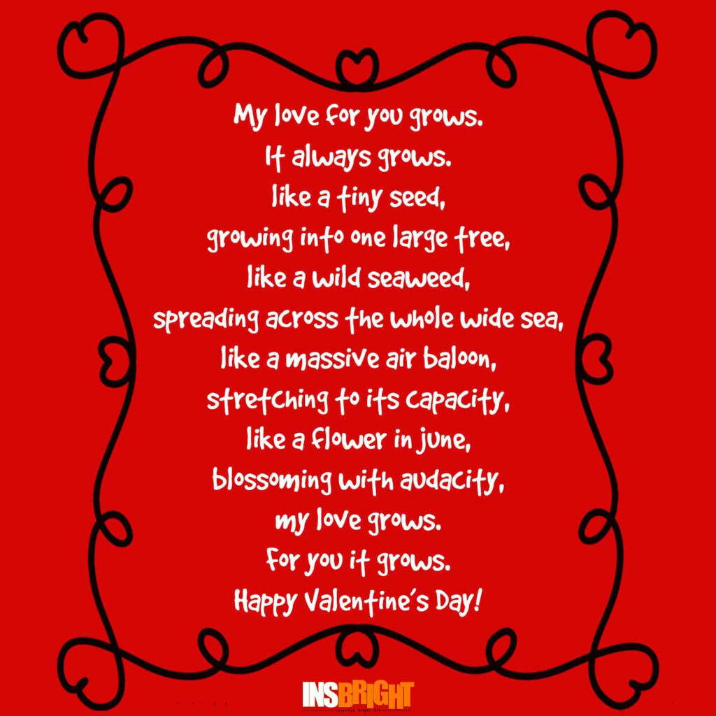 Happy Valentine s Day Poems For Him Or Her With Images 2017 Insbright
