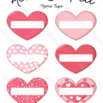 Heart Tags Printable