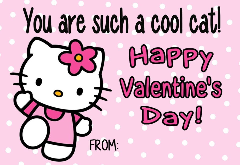 Hello Kitty Valentines Printable Printable Templates Free
