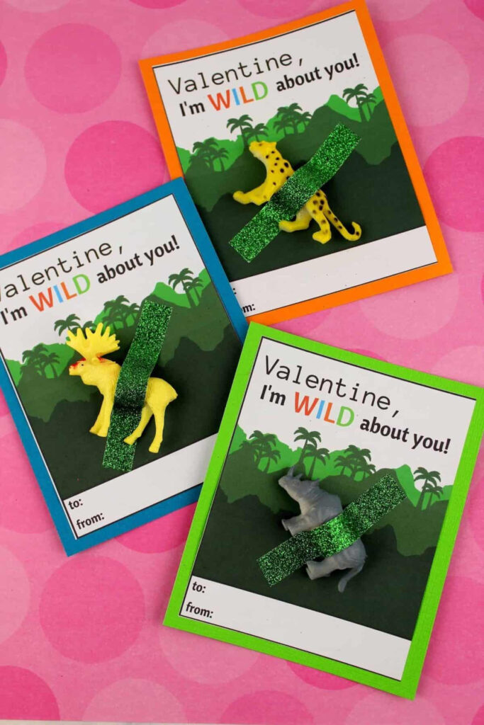 I m Wild About You Valentine Printable Free Valentine Printables