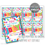 Jolly Valentine s Day Printable Tag Rancher Valentine Etsy