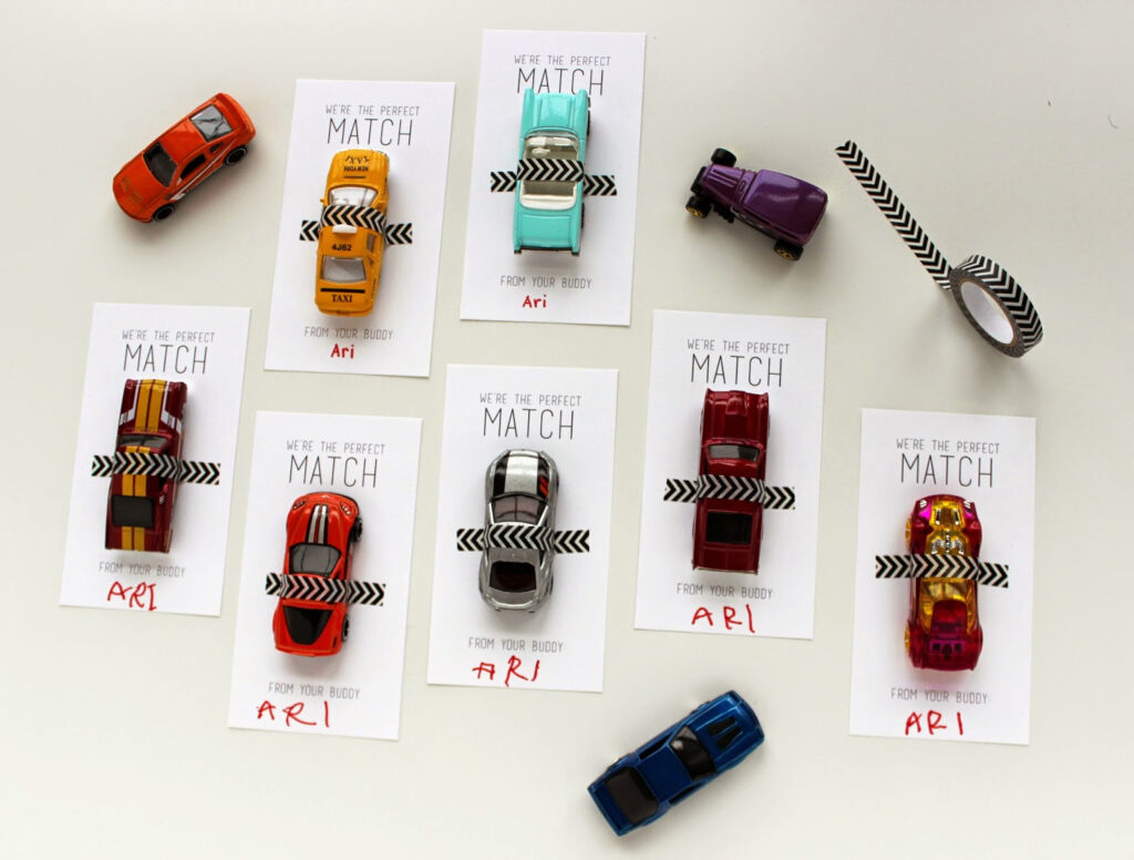MATCHBOX CARS VALENTINES FREE PRINTABLE 