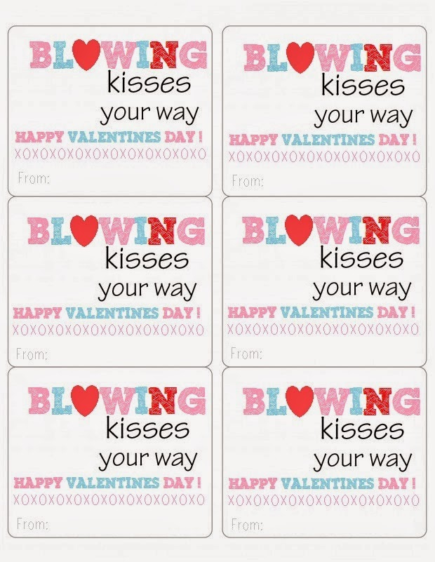 My Country Girl Ramblings Blowing Kisses Your Way Valentines Craft