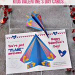 Paper Airplane Valentine Cards For Kids