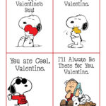 Peanuts Valentine FREE Printable Cards Featuring Snoopy Kinder