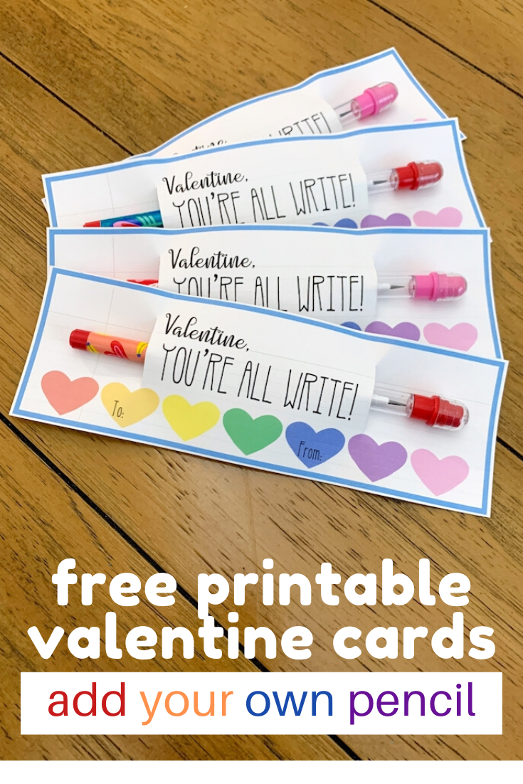 Pencil Valentine Free Printable FREE PRINTABLE Pencil Valentine Free Printable FREE PRINTABLE