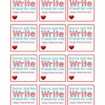 Pencil Valentine Printable