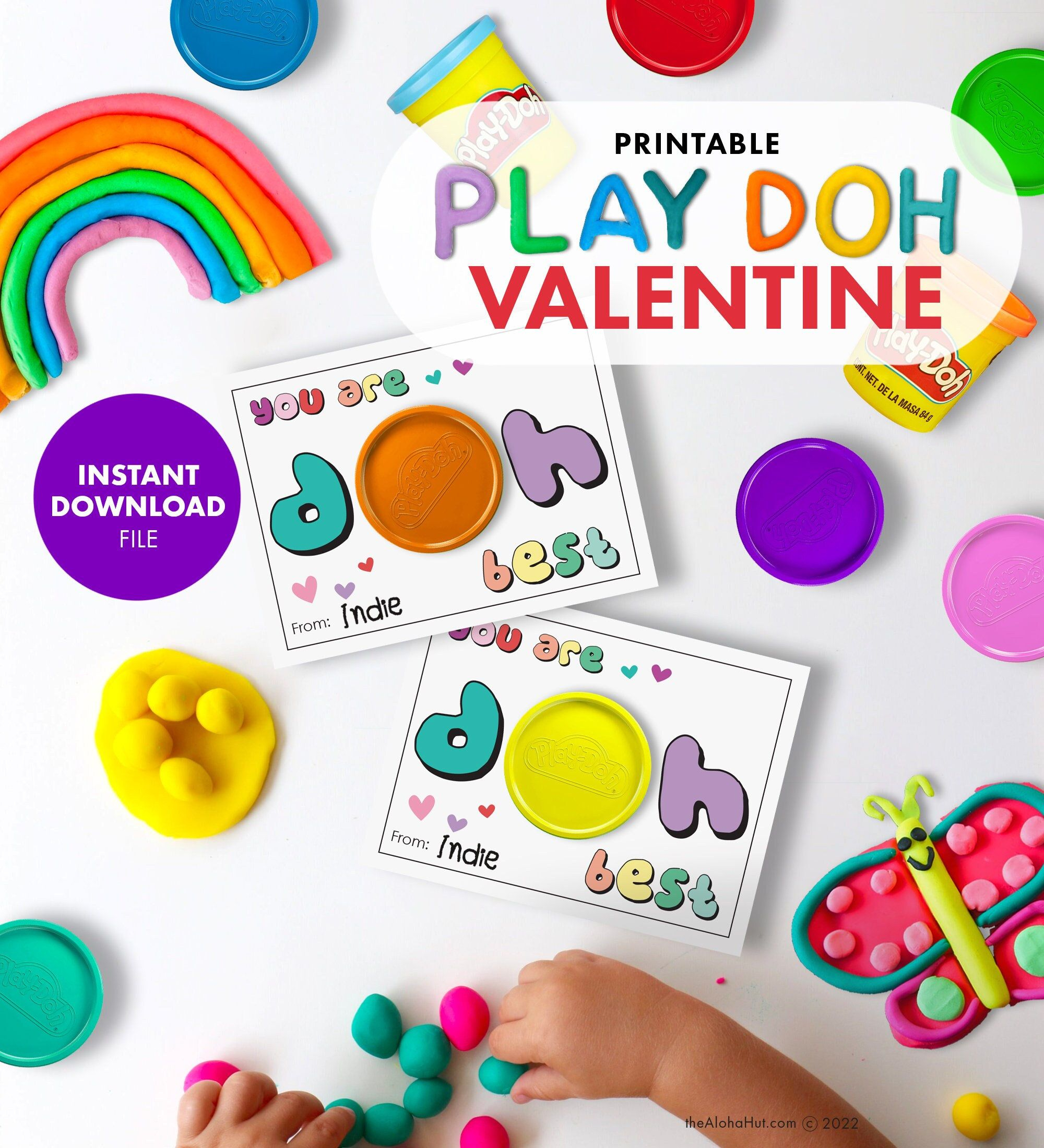 Play Doh PRINTABLE VALENTINE You Are Doh Best Valentine S Day Kids Play Doh PRINTABLE VALENTINE You Are Doh Best Valentine s Day Kids