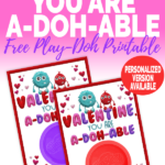 Play Doh Valentine Printable Pretty Party And Crafty Valentines