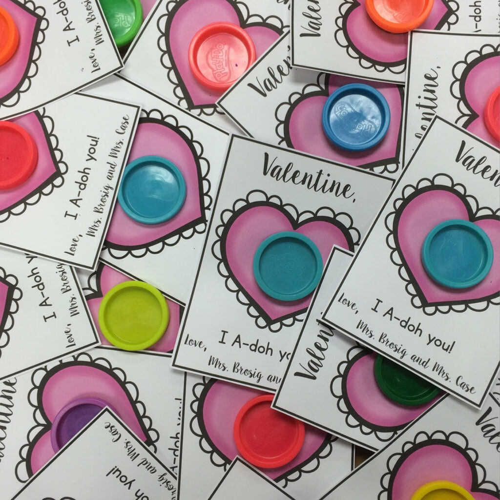 Play Doh Valentines Printable